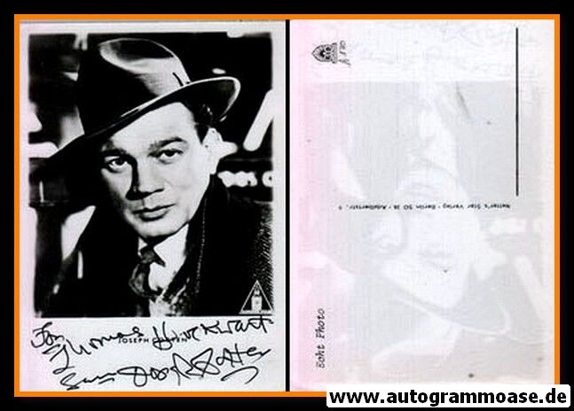 Autogramm Film (USA) | Joseph COTTEN | 1940er (Portrait SW Netter)
