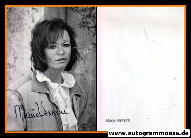 Autogramm Film (FR) | Marie VERSINI | 1980er (Portrait SW)