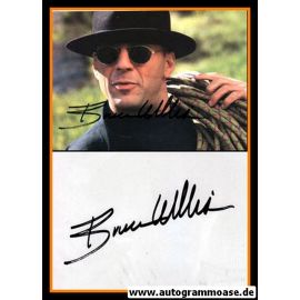 Autogramm Film (USA) | Bruce WILLIS | 1990er Druck (Portrait Color) 1