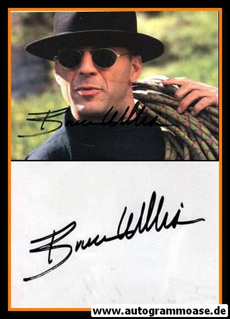 Autogramm Film (USA) | Bruce WILLIS | 1990er Druck (Portrait Color) 1
