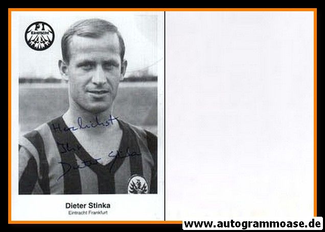 Autogramm Fussball | Eintracht Frankfurt | 1950er Retro | Dieter STINKA (Portrait SW)