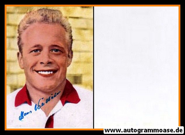Autogramm Fussball | Eintracht Frankfurt | 1959 Foto | Hans WEILBÄCHER (Portrait Color)