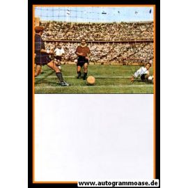 Autogramme Fussball | Eintracht Frankfurt | 1959 Foto | SZTANI + ZIMMERMANN (Spielszene Offenbach)