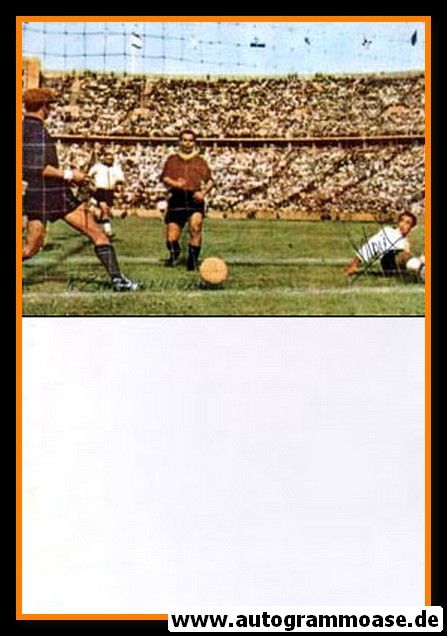 Autogramme Fussball | Eintracht Frankfurt | 1959 Foto | SZTANI + ZIMMERMANN (Spielszene Offenbach)