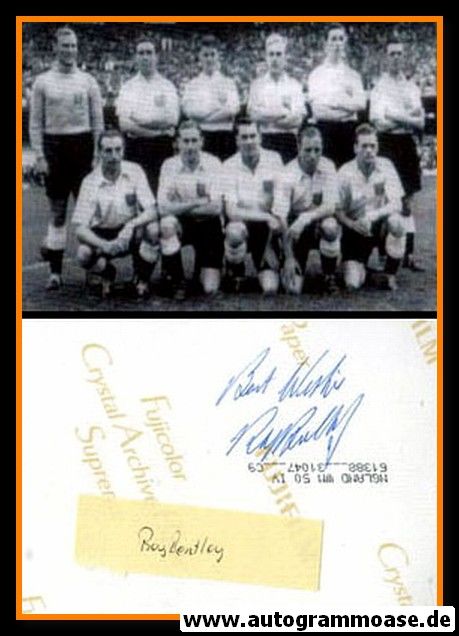 Mannschaftsfoto Fussball | England | 1950 WM + AG Roy BENTLEY