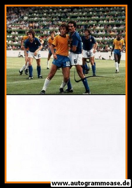 Autogramm Fussball | Italien | 1982 WM Foto | Claudio GENTILE (Spielszene Color Brasilien)