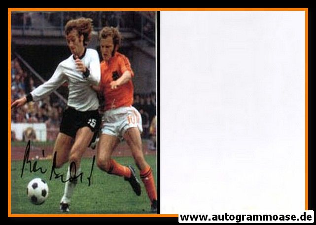 Autogramm Fussball | DFB | 1974 WM | Rainer BONHOF (Spielszene Finale)
