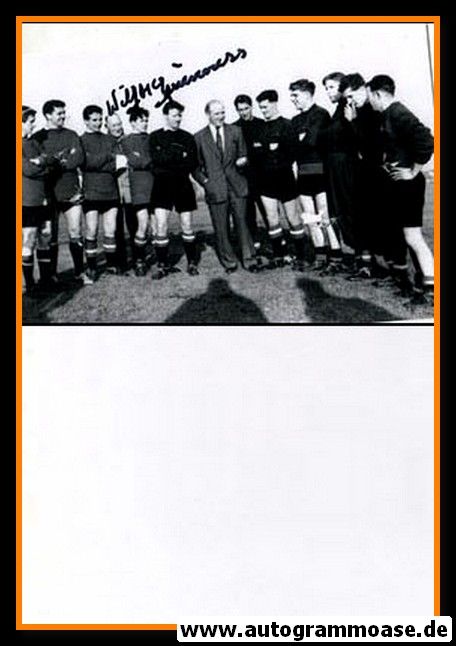 Mannschaftsfoto Fussball | Manchester United | 1950er + AG Wilf McGUINNESS (Training)