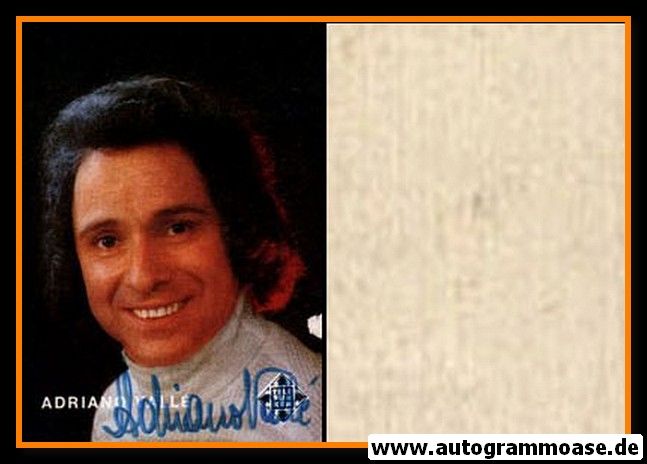 Autogramm Schlager | Adriano VALLE | 1970er (Portrait Color) Telefunken