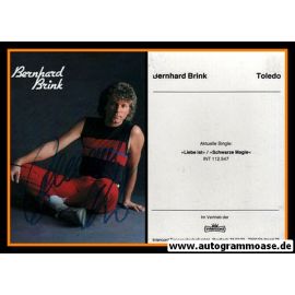 Autogramm Schlager | Bernhard BRINK | 1984 "Liebe Ist" (Portrait Color Intercord)