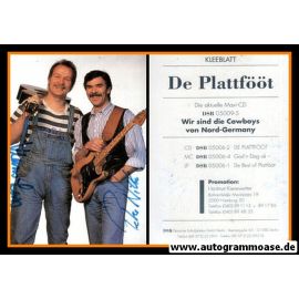 Autogramme Mundart | DE PLATTFÖÖT | 1992 "Wir Sind Die Cowboys" (DSB)