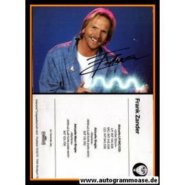 Autogramm Schlager | Frank ZANDER | 1988 "Unter Strom" (Portrait Color Intercord)