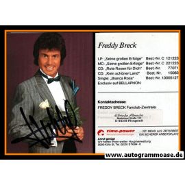 Autogramm Schlager | Freddy BRECK | 1988 "Seine Grossen Erfolge" (Portrait Color Time)