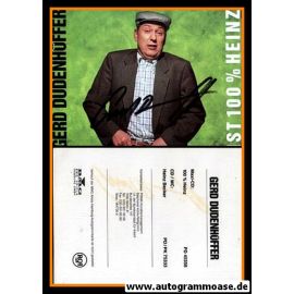 Autogramm Kabarett | Gerd DUDENHÖFFER | 1992 "100% Heinz" (BMG)