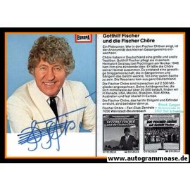 Autogramm Orchester | Gotthilf FISCHER | 1982 "Deutschland Deine Lieder" (Europa)