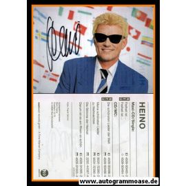 Autogramm Schlager | HEINO | 1991 "Freiheit Ist" (Portrait Color EW)