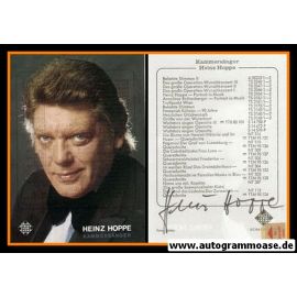Autogramm Klassik | Heinz HOPPE | 1970er "Beliebte Stimmen II" (Portrait Color) Telefunken