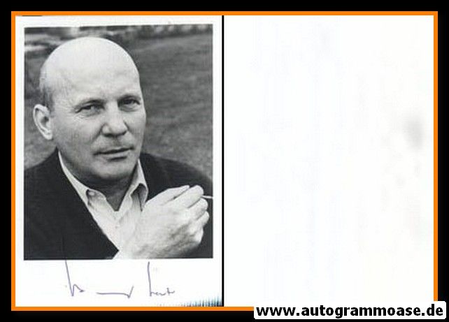 Autogramm Komponist | Hans Werner HENZE | 1980er Foto (Portrait SW)