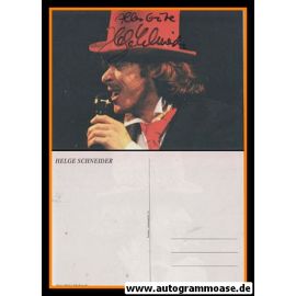 Autogramm Comedy | Helge SCHNEIDER | 1990er (Portrait Color)