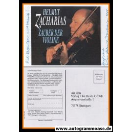 Autogramm Violine (DE) | Helmut ZACHARIAS | 1990er "Zauber Der Violine" (Portrait Color)