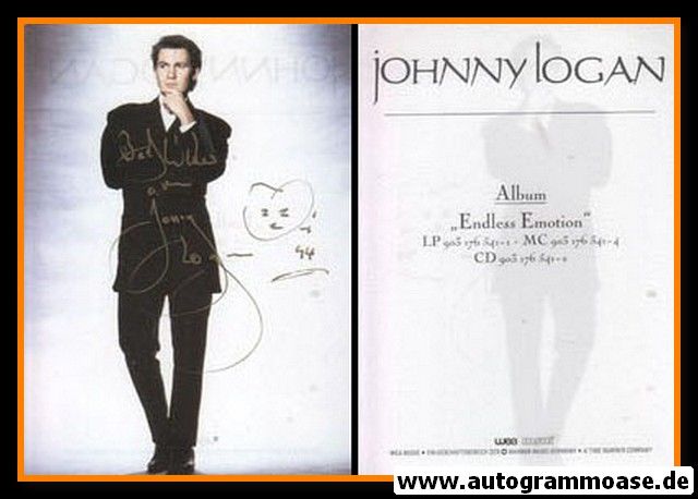 Autogramm Pop (Irland) | Johnny LOGAN | 1992 "Endless Emotion" (WEA)