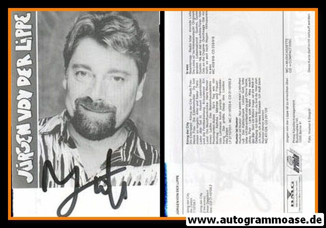 Autogramm Comedy | Jürgen VON DER LIPPE | 1992 "König Der City" (BMG)