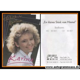 Autogramm Volksmusik | Karina HOFMANN | 1980er "Ein Kleines Stück Vom Himmel" (FFL)