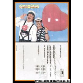 Autogramme Schlager | KLAUS & KLAUS | 1990 "Jodeladi" (Polydor)