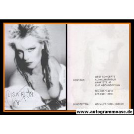 Autogramm Schauspieler | Lisa FITZ | 1990er (Portrait SW) West Concerts