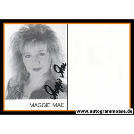 Autogramm Schlager | Maggie MAE | 1980er (Portrait SW)