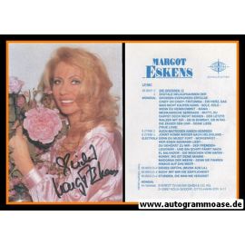 Autogramm Schlager | Margot ESKENS | 1980er "Stunden Die Man Nie Vergisst" (Mondial)