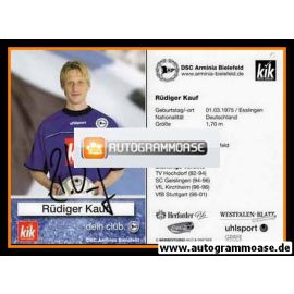Autogramm Fussball | DSC Arminia Bielefeld | 2003 | Rüdiger KAUF