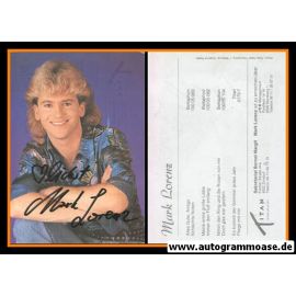 Autogramm Schlager | Mark LORENZ | 1989 "Es Kommt Der Sommer" (Portrait Color Titan)