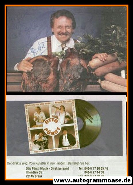 Autogramm Volksmusik | Otto FÜRST | 1980er (Portrait Color) 