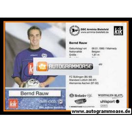 Autogramm Fussball | DSC Arminia Bielefeld | 2003 | Bernd RAUW