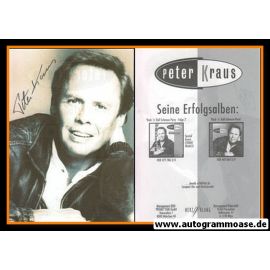 Autogramm Rock | Peter KRAUS | 1992 "Rock N Roll Schmuseparty 2" (Portrait SW Sony)