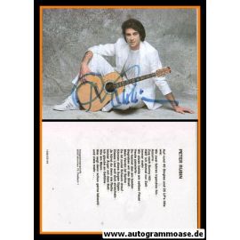 Autogramm Schlager | Peter RUBIN | 1980er (Portrait Color)