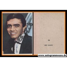 Autogramm Schlager | Rex GILDO | 1960er (Portrait Color Sabi)