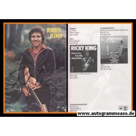 Autogramm Rock | Ricky KING | 1976 "La Reve" (Portrait Color CBS)