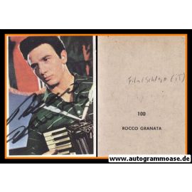 Autogramm Schlager | Rocco GRANATA | 1960er (Portrait Color Sabi)