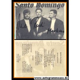 Autogramme Schlager | SANTO DOMINGO | 1991 "Schau In Meine Augen"