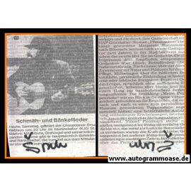 Autogramm Musik | Smu REBLAUS | 1980er (Portrait SW)