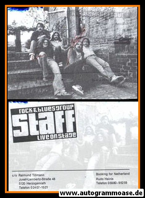 Autogramme Rock | STAFF | 1980er (Portrait SW)