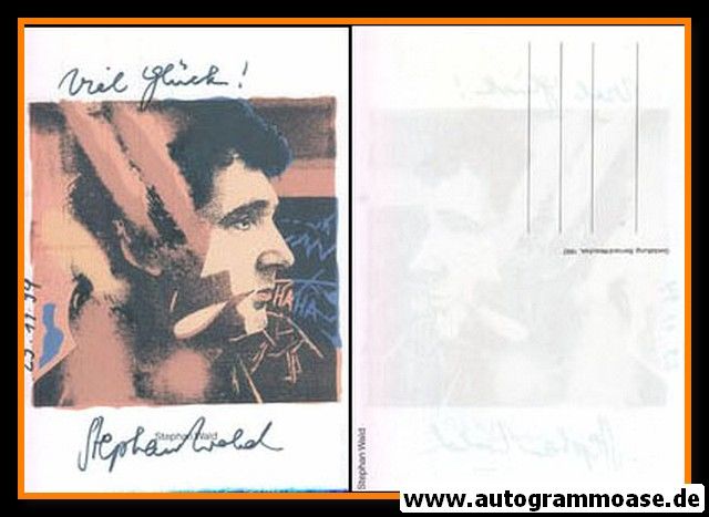 Autogramm Kabarett | Stephan WALD | 1990er (Collage Color)
