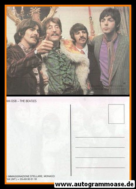 AK Pop (UK) | THE BEATLES | 1970er AK (Portrait Color)