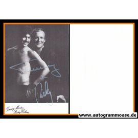 Autogramme Pop | Ricky COLLINS + Tommy MARTEN | 1980er (Portrait SW)