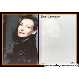 Autogramm Musical | Ute LEMPER | 1990er (Portrait Color) Polydor