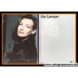 Autogramm Musical | Ute LEMPER | 1990er (Portrait Color Polydor) Rau