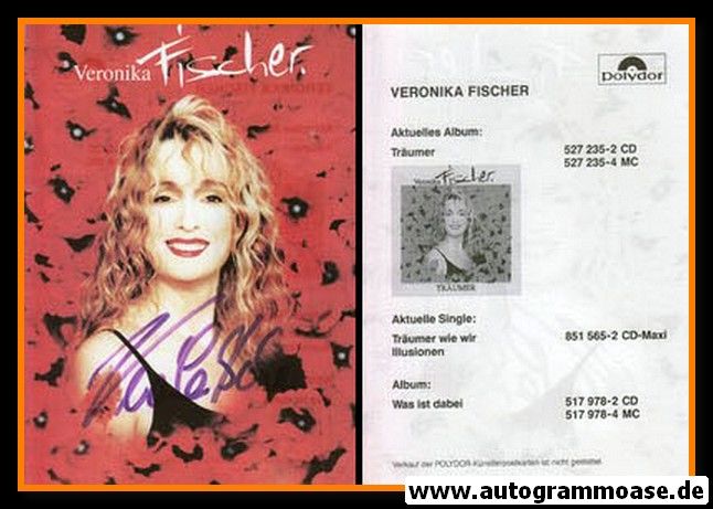 Autogramm Schlager | Veronika FISCHER | 1995 "Träumer" (Polydor)
