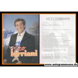 Autogramm Schlager | Vico TORRIANI | 1991 "Zähl Die Freunde" (Portrait Color Koch) 1